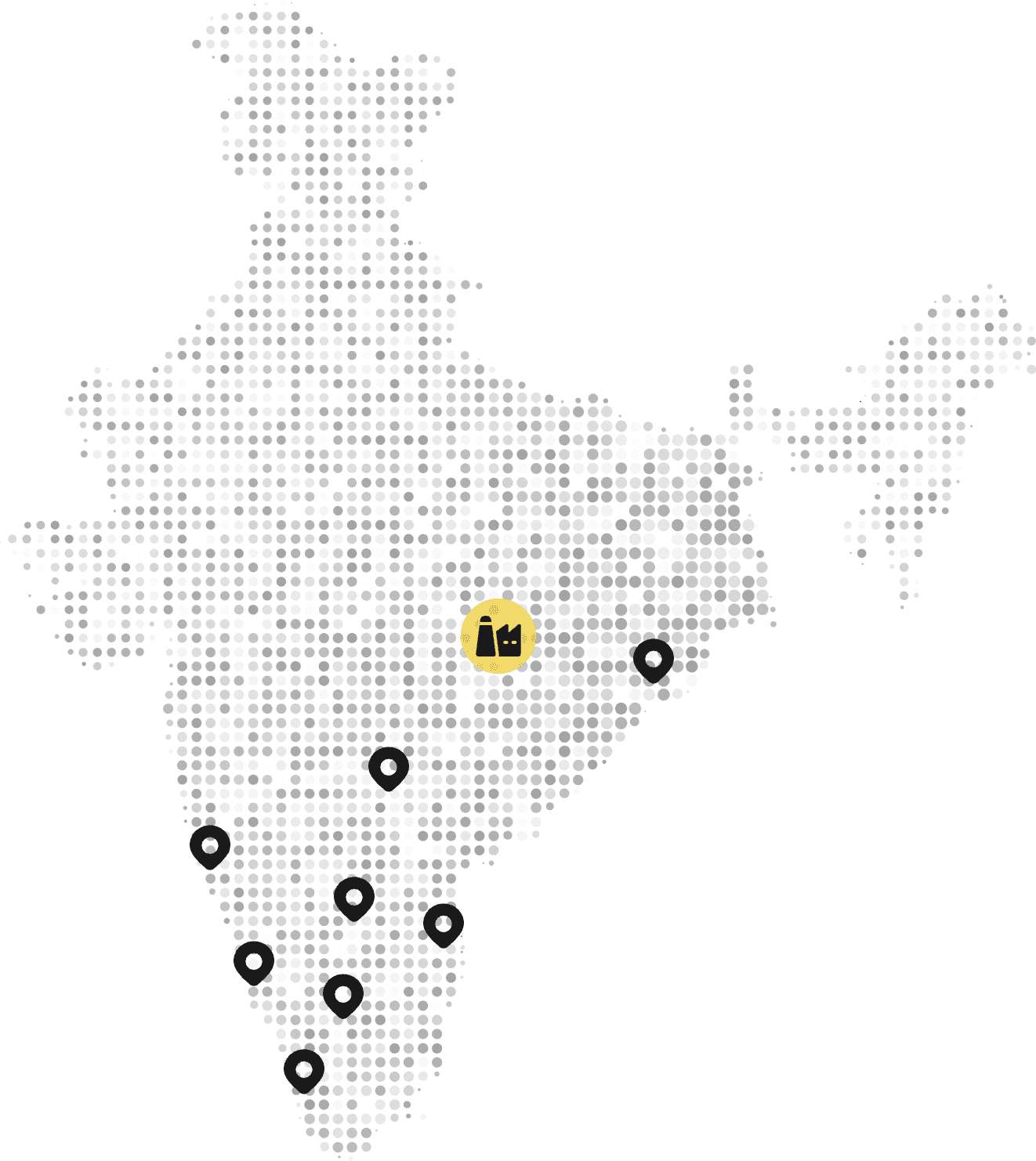 Our Locations Map